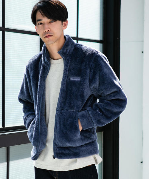 Champion（チャンピオン）の「【WEB限定】[チャンピオン]★★ Champion S/フリース ジップ ステン ジャケット / パーカー（ブルゾン・メンズ・ブラック/コバルトブルー/グレー・L/M/XL）」の3枚目の写真