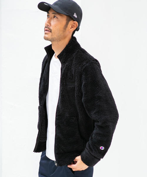 Champion（チャンピオン）の「【WEB限定】[チャンピオン]★★ Champion S/フリース ジップ ステン ジャケット / パーカー（ブルゾン・メンズ・ブラック/コバルトブルー/グレー・L/M/XL）」の20枚目の写真