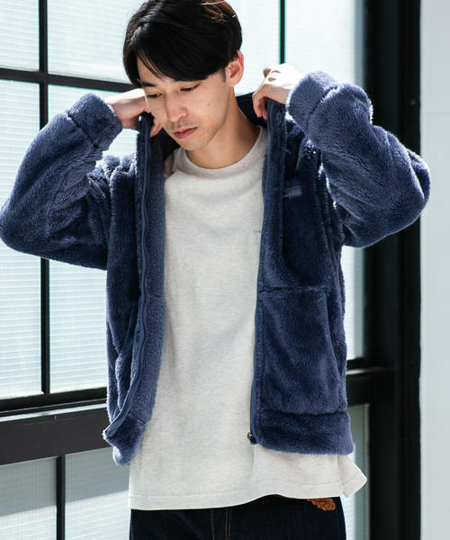 Champion（チャンピオン）の「【WEB限定】[チャンピオン]★★ Champion S/フリース ジップ ステン ジャケット / パーカー（ブルゾン・メンズ・ブラック/コバルトブルー/グレー・L/M/XL）」の19枚目の写真