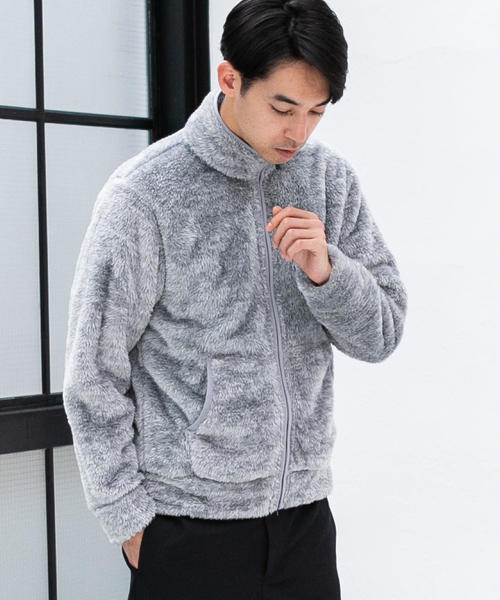 Champion（チャンピオン）の「【WEB限定】[チャンピオン]★★ Champion S/フリース ジップ ステン ジャケット / パーカー（ブルゾン・メンズ・ブラック/コバルトブルー/グレー・L/M/XL）」の18枚目の写真