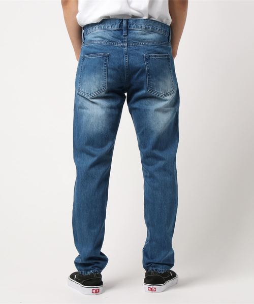 VENCEEXCHANGE（ヴァンスエクスチェンジ）の「CR プリントデニムパンツ（デニムパンツ・メンズ・ダークブルー・M/L）」の3枚目の写真