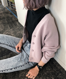 PAGEBOY | ワッフルボリュームカーディガン(カーディガン/ボレロ)