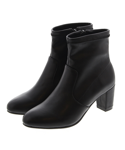 JELLY BEANS（ジェリービーンズ）の「ストレッチショートブーツ(141-7394)JELLY BEANS(ジェリービーンズ)（ブーツ・レディース・ダークブラウン/グリーン/ブラック/ブラック系その他・S/M/L/LL）」の14枚目の写真