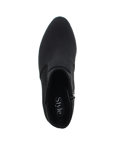 JELLY BEANS（ジェリービーンズ）の「ストレッチショートブーツ(141-7394)JELLY BEANS(ジェリービーンズ)（ブーツ・レディース・ダークブラウン/グリーン/ブラック/ブラック系その他・S/M/L/LL）」の11枚目の写真