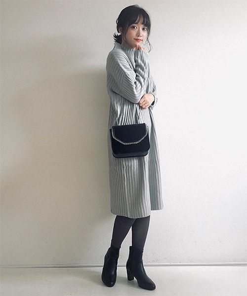 JELLY BEANS（ジェリービーンズ）の「ストレッチショートブーツ(141-7394)JELLY BEANS(ジェリービーンズ)（ブーツ・レディース・ダークブラウン/グリーン/ブラック/ブラック系その他・S/M/L/LL）」の5枚目の写真