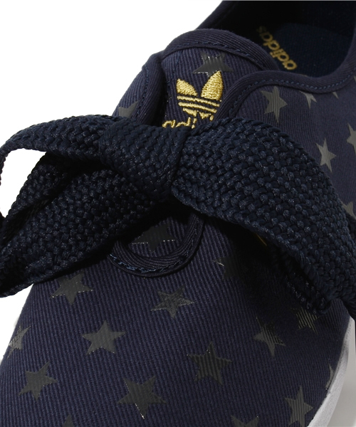 WHO'S WHO gallery（フーズフーギャラリー）の「【adidas】RELACE LOW（スニーカー・レディース・ブラック/ネイビー/ホワイト・23.5cm/24.5cm）」の6枚目の写真