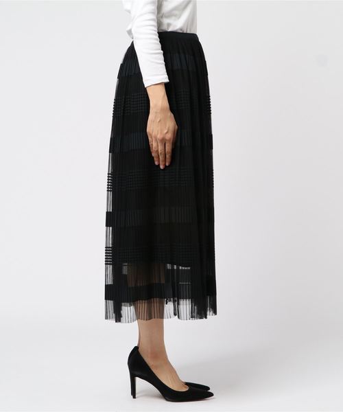 RIVE DROITE（リヴドロワ）の「シアープリーツスカート（スカート・レディース・ブラック・FREE）」の2枚目の写真