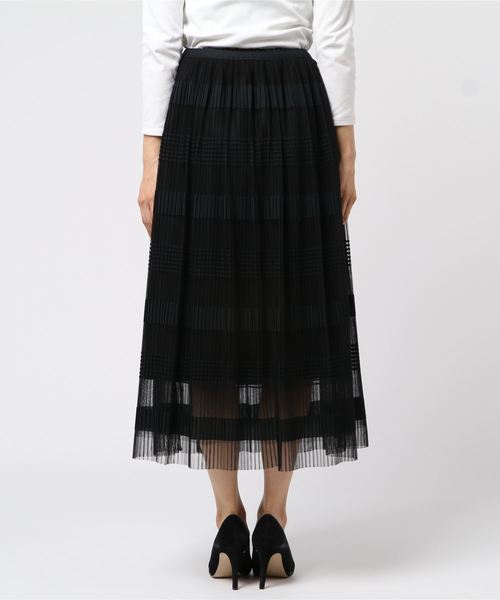 RIVE DROITE（リヴドロワ）の「シアープリーツスカート（スカート・レディース・ブラック・FREE）」の3枚目の写真