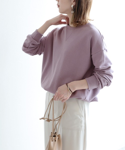 reca（レカ）の「シンプル無地スウェット（スウェット・レディース・ベージュ/カーキ/ラベンダー/ピンク/グレー/ホワイト系その他/ブラウン/モカ/オフホワイト/ピンク系その他・FREE）」の13枚目の写真