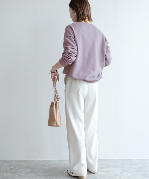 reca（レカ）の「シンプル無地スウェット（スウェット・レディース・ベージュ/カーキ/ラベンダー/ピンク/グレー/ホワイト系その他/ブラウン/モカ/オフホワイト/ピンク系その他・FREE）」の15枚目の写真