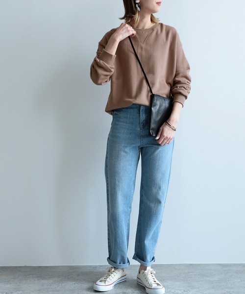 reca（レカ）の「シンプル無地スウェット（スウェット・レディース・ベージュ/カーキ/ラベンダー/ピンク/グレー/ホワイト系その他/ブラウン/モカ/オフホワイト/ピンク系その他・FREE）」の18枚目の写真