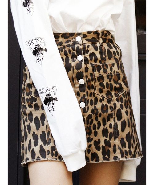 jouetie（ジュエティ）の「フロントボタンスカパン（その他パンツ・レディース・オレンジ/インディゴブルー/その他2/ブラック・MEDIUM）」の4枚目の写真