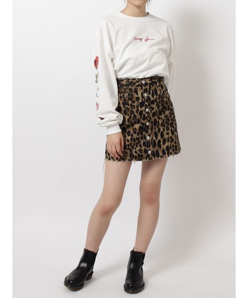 jouetie（ジュエティ）の「フロントボタンスカパン（その他パンツ・レディース・オレンジ/インディゴブルー/その他2/ブラック・MEDIUM）」の6枚目の写真