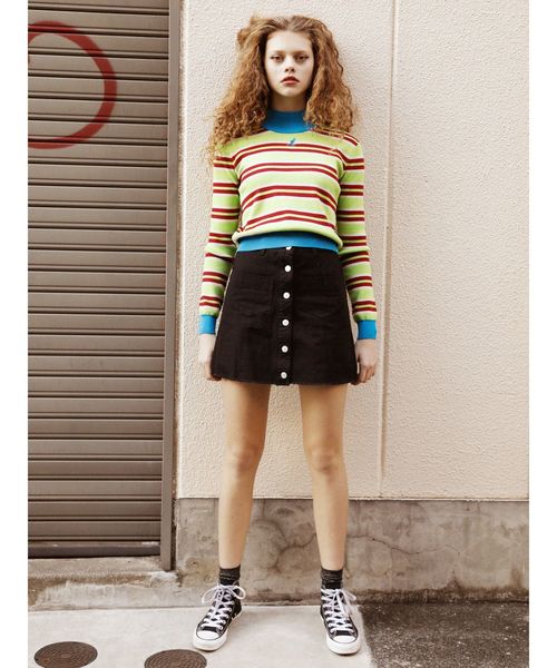 jouetie（ジュエティ）の「フロントボタンスカパン（その他パンツ・レディース・オレンジ/インディゴブルー/その他2/ブラック・MEDIUM）」の22枚目の写真