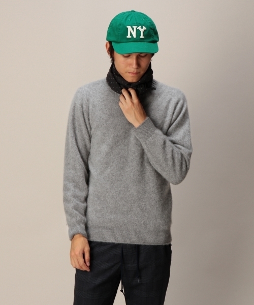 BEAUTY&YOUTH UNITED ARROWS(ビューティーアンドユースユナイテッドアローズ)の「BY TRADITIONAL カシミヤ シャギー クルーネックニット◆(ニット/セーター・メンズ・ブラック/グレー/ライトブルー/ネイビー・40/38)」の3枚目の写真