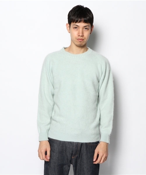 BEAUTY&YOUTH UNITED ARROWS(ビューティーアンドユースユナイテッドアローズ)の「BY TRADITIONAL カシミヤ シャギー クルーネックニット◆(ニット/セーター・メンズ・ブラック/グレー/ライトブルー/ネイビー・40/38)」の5枚目の写真