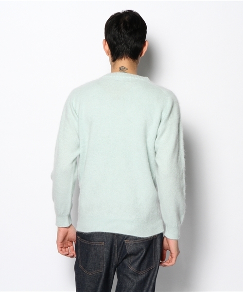 BEAUTY&YOUTH UNITED ARROWS(ビューティーアンドユースユナイテッドアローズ)の「BY TRADITIONAL カシミヤ シャギー クルーネックニット◆(ニット/セーター・メンズ・ブラック/グレー/ライトブルー/ネイビー・40/38)」の7枚目の写真