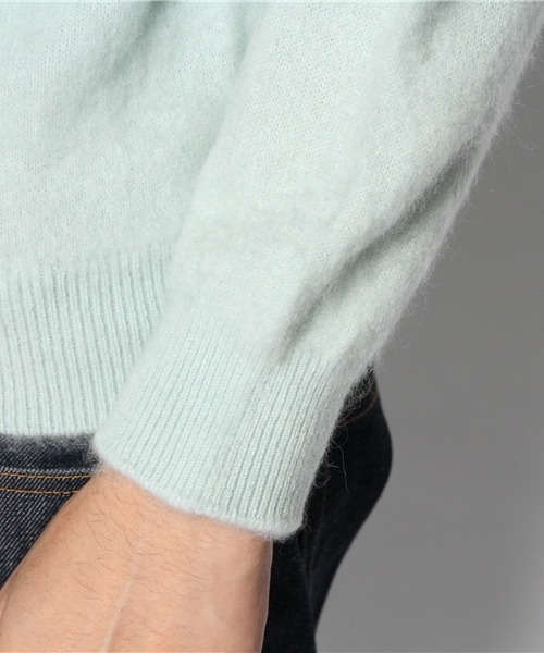 BEAUTY&YOUTH UNITED ARROWS(ビューティーアンドユースユナイテッドアローズ)の「BY TRADITIONAL カシミヤ シャギー クルーネックニット◆(ニット/セーター・メンズ・ブラック/グレー/ライトブルー/ネイビー・40/38)」の9枚目の写真