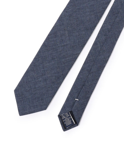 SHIPS（シップス）の「BREUER: コットン リネン メランジ ソリッド ネクタイ（ネクタイ・メンズ・ネイビー/ブルー/ブルー系その他・ONE SIZE）」の8枚目の写真
