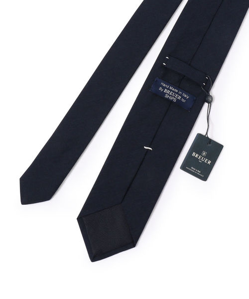 SHIPS（シップス）の「BREUER: コットン リネン メランジ ソリッド ネクタイ（ネクタイ・メンズ・ネイビー/ブルー/ブルー系その他・ONE SIZE）」の5枚目の写真