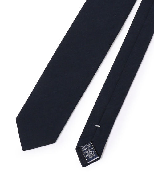 SHIPS（シップス）の「BREUER: コットン リネン メランジ ソリッド ネクタイ（ネクタイ・メンズ・ネイビー/ブルー/ブルー系その他・ONE SIZE）」の4枚目の写真