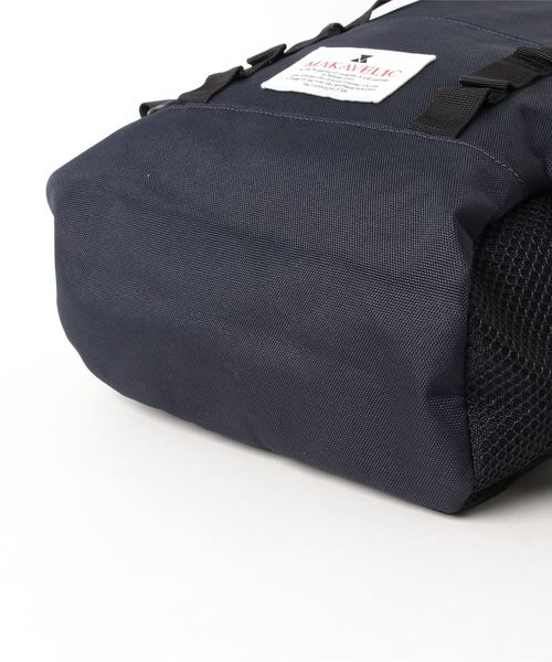 MAKAVELIC（マキャベリック）の「【MAKAVELIC】ダブルベルトバックパック/TRUCKS DOUBLE BELT ZONE MIX RUCK/3106-10118（バックパック/リュック・メンズ・ブラック/ネイビー/レッド・FREE）」の6枚目の写真