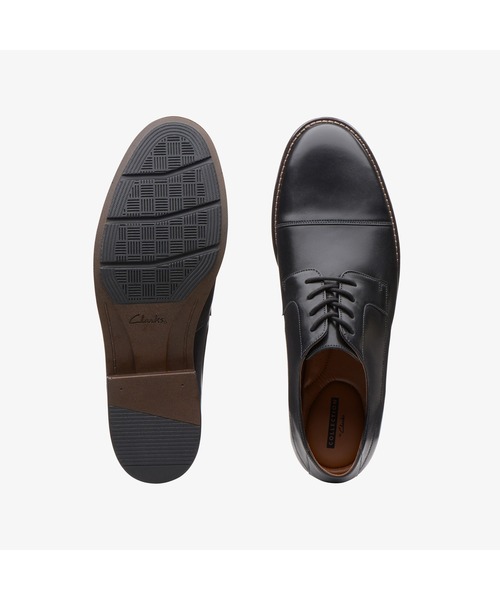 Clarks（クラークス）の「Becken Cap / ベッケンキャップ（ブラックレザー）（ドレスシューズ・メンズ・ブラック・6/6.5/7/7.5/8/8.5/9/9.5/10/10.5/11）」の15枚目の写真