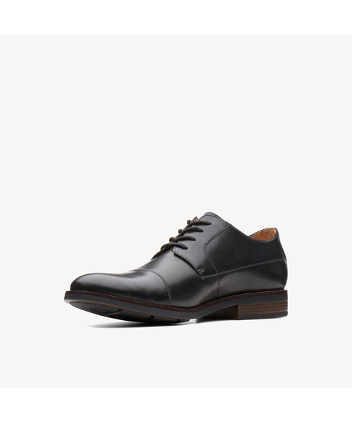 Clarks（クラークス）の「Becken Cap / ベッケンキャップ（ブラックレザー）（ドレスシューズ・メンズ・ブラック・6/6.5/7/7.5/8/8.5/9/9.5/10/10.5/11）」の17枚目の写真