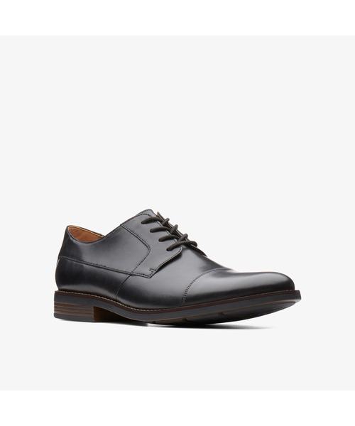 Clarks（クラークス）の「Becken Cap / ベッケンキャップ（ブラックレザー）（ドレスシューズ・メンズ・ブラック・6/6.5/7/7.5/8/8.5/9/9.5/10/10.5/11）」の18枚目の写真