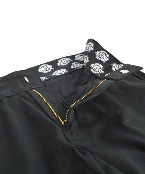 【希少・美品】dickies デトロイトJKT T/Cツイル 刺繍　黒 Dickies/ディッキーズ オーバーサイズバックロゴ刺繍カツラギ