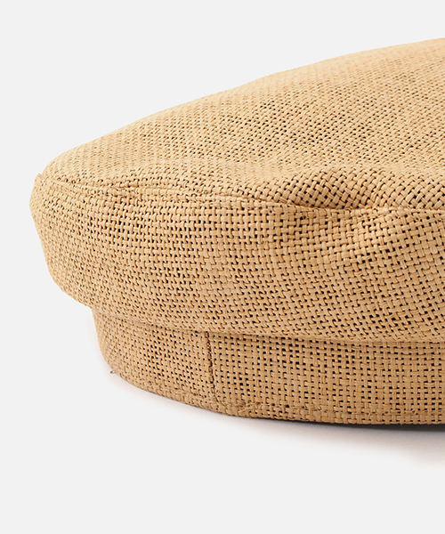 AZUL by moussy（アズールバイマウジー）の「EASY PAPER CASQUETTE/イージーペーパーキャスケット（キャスケット・レディース・ベージュ/ブラック・FREE）」の9枚目の写真