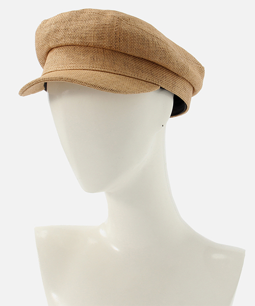 AZUL by moussy（アズールバイマウジー）の「EASY PAPER CASQUETTE/イージーペーパーキャスケット（キャスケット・レディース・ベージュ/ブラック・FREE）」の10枚目の写真