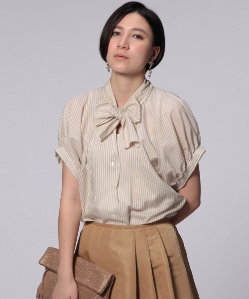 【美品】SEVENTEN ボウタイブラウス seventen - ボウタイブラウス -