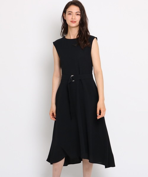 ボイルカルゼイレヘムワンピース ワンピース セール ワンピース Indivi インディヴィ のファッション マシンウォッシュ