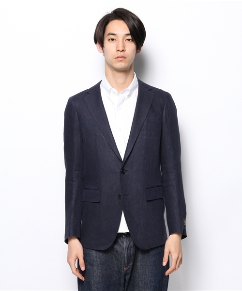 NANO universe(ナノユニバース)の「SONDRIO PIANOSA JK(テーラードジャケット・メンズ・ネイビー・44/46/48)」の2枚目の写真