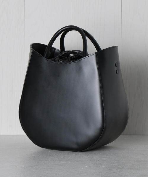 ORSETTO（オルセット）の「＜ORSETTO＞LETHER TOTE BAG/バッグ（トートバッグ・レディース・ブラック・FREE）」の11枚目の写真