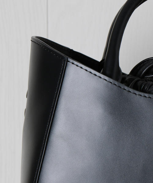 ORSETTO（オルセット）の「＜ORSETTO＞LETHER TOTE BAG/バッグ（トートバッグ・レディース・ブラック・FREE）」の8枚目の写真