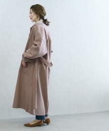 reca | サイドスリットビッグシルエットロングコート(チェスターコート)