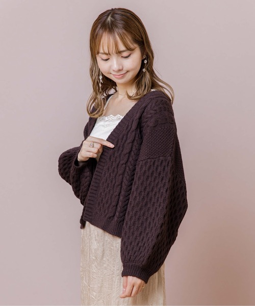 flower（フラワー）の「ゴージャスレースキャミ（キャミソール・レディース・ベージュ/ピンク/アイボリー/ブラウン/グレー/ブラック・FREE）」の11枚目の写真