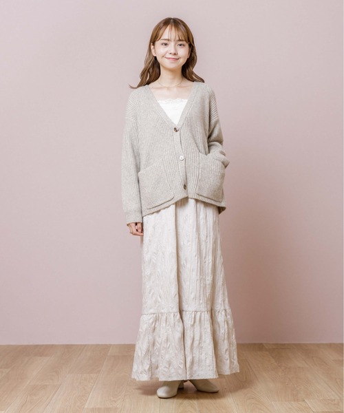 flower（フラワー）の「ゴージャスレースキャミ（キャミソール・レディース・ベージュ/ピンク/アイボリー/ブラウン/グレー/ブラック・FREE）」の15枚目の写真