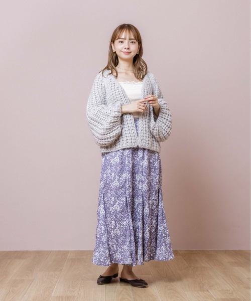 flower（フラワー）の「ゴージャスレースキャミ（キャミソール・レディース・ベージュ/ピンク/アイボリー/ブラウン/グレー/ブラック・FREE）」の17枚目の写真