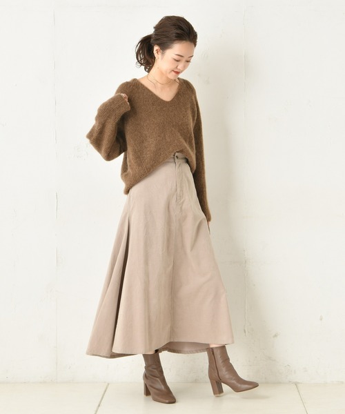 DouDou(ドゥドゥ)の「モヘアストレッチプルオーバー(ニット/セーター・レディース・ベージュ/ブラウン/オフホワイト/ピンク・FREE)」の16枚目の写真