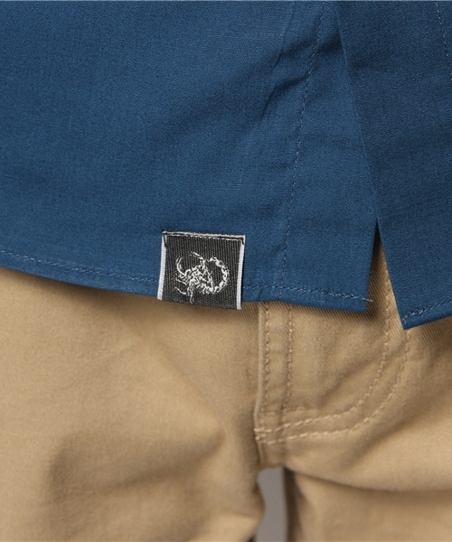 YELLOW RUBY（イエロールビー）の「basic minimal tied roll up shirt（シャツ/ブラウス・メンズ・オフホワイト/ダークブルー/ブラック/チャコール・LARGE/MEDIUM）」の8枚目の写真