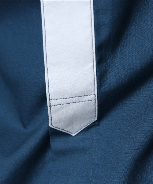 YELLOW RUBY（イエロールビー）の「basic minimal tied roll up shirt（シャツ/ブラウス・メンズ・オフホワイト/ダークブルー/ブラック/チャコール・LARGE/MEDIUM）」の12枚目の写真