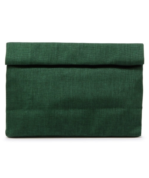 BEAUTY&YOUTH UNITED ARROWS（ビューティーアンドユースユナイテッドアローズ）の「BYBC INFIELDER DESIGN  クラッチバッグ ◆（クラッチバッグ・レディース・オレンジ/ケリー・フリー）」の4枚目の写真