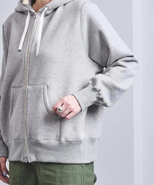 UNITED ARROWS(ユナイテッドアローズ)の「UWSC コットン ジップ パーカー(パーカー・レディース・ホワイト/ライトグレー・FREE)」の21枚目の写真