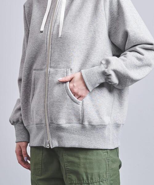 UNITED ARROWS(ユナイテッドアローズ)の「UWSC コットン ジップ パーカー(パーカー・レディース・ホワイト/ライトグレー・FREE)」の20枚目の写真