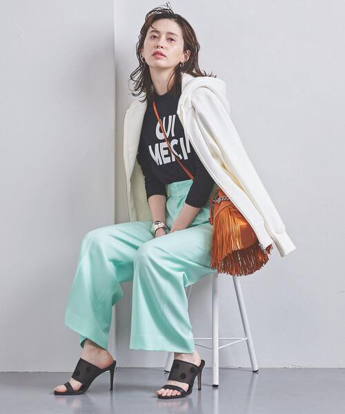 UNITED ARROWS(ユナイテッドアローズ)の「UWSC コットン ジップ パーカー(パーカー・レディース・ホワイト/ライトグレー・FREE)」の8枚目の写真