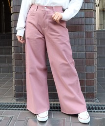 Riberry | 配色ステッチワイドパンツ(その他パンツ)