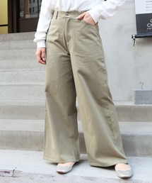 Riberry | 配色ステッチワイドパンツ(その他パンツ)